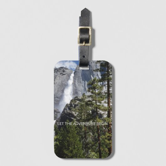 Yosemite Herfsten Adventure Bagagelabel (Voorkant (verticaal))