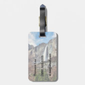 Yosemite Herfsten Bagagelabel (Achterkant verticaal)