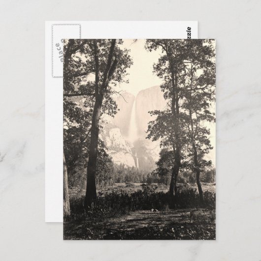 Yosemite-Herfsten Briefkaart (Voorkant / Achterkant)