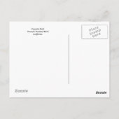 Yosemite Herfsten Briefkaart (Achterkant)