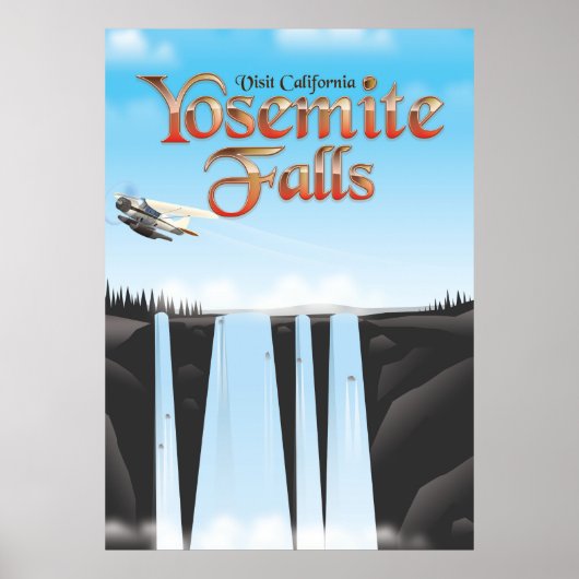 Yosemite Herfsten California reisposter Poster (Voorkant)