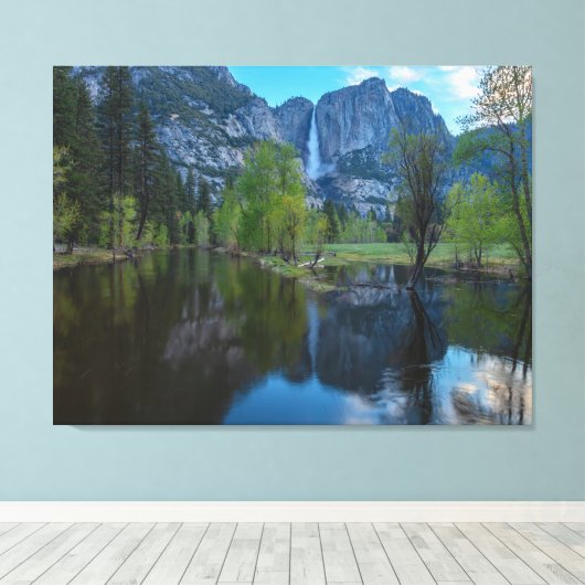 Yosemite Herfsten Canvas Afdruk (Insitu (Houten vloer))