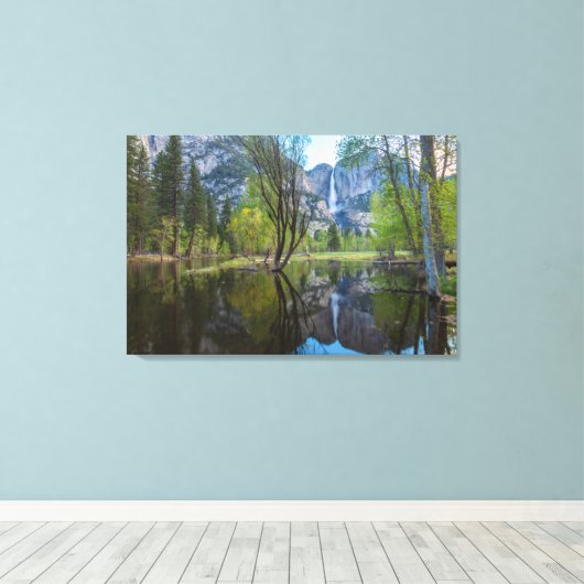 Yosemite Herfsten Canvas Afdruk (Insitu (Houten vloer))