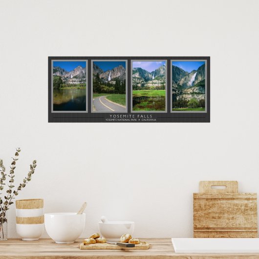 Yosemite Herfsten Collage Poster (Keuken)