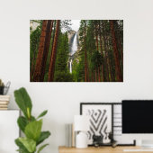Yosemite-Herfsten door het bos Poster (Thuiskantoor)