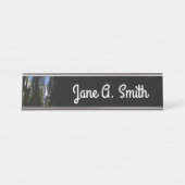 Yosemite Herfsten en Bossen Bureau Naambordje (Voorkant)