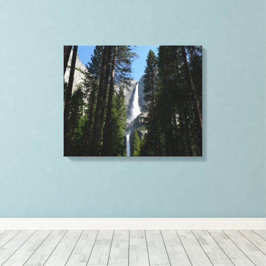 Yosemite Herfsten en Bossen Canvas Afdruk (Insitu (Houten vloer))