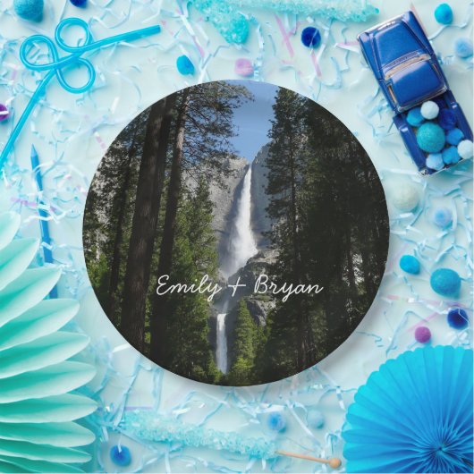 Yosemite Herfsten en Bossen Papieren Bordje (Feest)