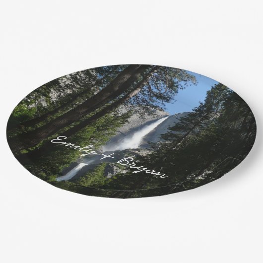 Yosemite Herfsten en Bossen Papieren Bordje (Gekanteld)