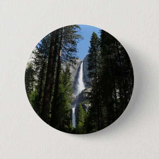 Yosemite Herfsten en Bossen Ronde Button 5,7 Cm (Voorkant)
