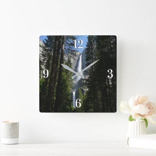 Yosemite Herfsten en Bossen Vierkante Klok (Huis)