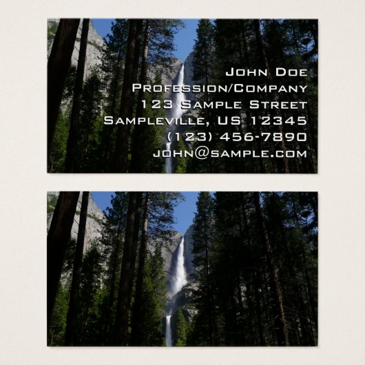 Yosemite Herfsten en Bossen Visitekaartje (Voorkant /achterkant)