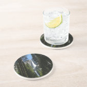 Yosemite Herfsten en Bossen Zandsteen Onderzetter (Zijkant)