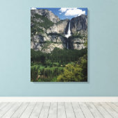 Yosemite Herfsten en Valley 2 Canvas Afdruk (Insitu (Houten vloer))