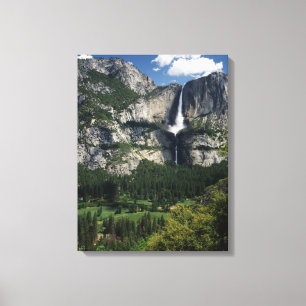 Yosemite-Herfsten en Valley 2 Canvas Afdruk