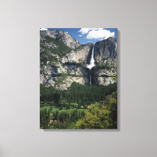 Yosemite Herfsten en Valley Canvas Afdruk (Voorkant)