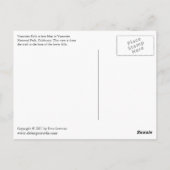 Yosemite-Herfsten in mei Briefkaart (Achterkant)