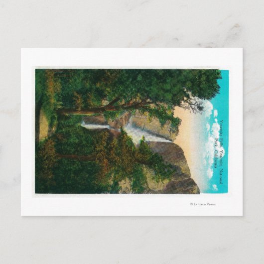 Yosemite-Herfsten in Yosemite, Californië Briefkaart (Voorkant)
