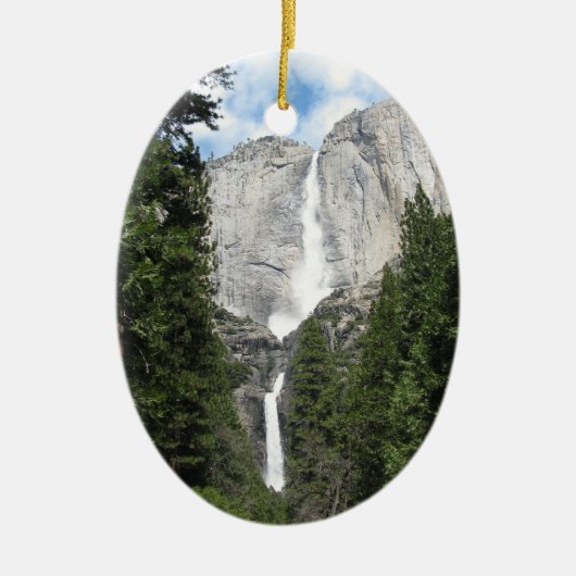 Yosemite Herfsten Keramisch Ornament (Voorkant)