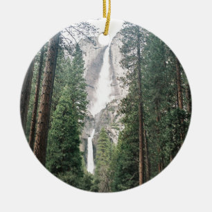Yosemite Herfsten Keramisch Ornament