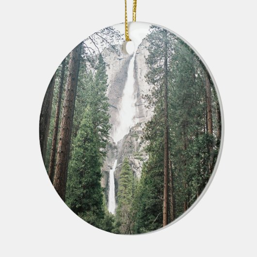 Yosemite Herfsten Keramisch Ornament (Links)