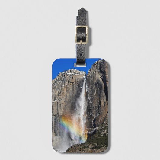 Yosemite-Herfsten met regenboog Bagagelabel (Voorkant (verticaal))