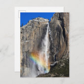 Yosemite-Herfsten met regenboog Briefkaart (Voorkant / Achterkant)