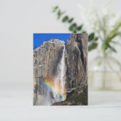 Yosemite-Herfsten met regenboog Briefkaart (Staand voorkant)