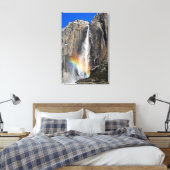 Yosemite-Herfsten met regenboog Canvas Afdruk (Insitu (Slaapkamer))