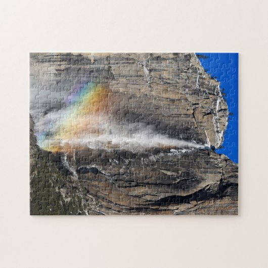 Yosemite-Herfsten met regenboog Legpuzzel (Horizontaal)
