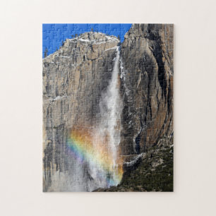Yosemite-Herfsten met regenboog Legpuzzel