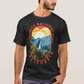 Yosemite-Herfsten - National Park California Retro T-shirt (Voorkant)