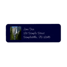 Yosemite Herfsten retour adreslabel Etiket