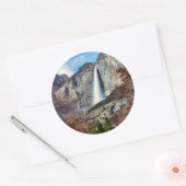 Yosemite Herfsten Ronde Sticker (Envelop)