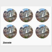 Yosemite Herfsten Ronde Sticker (Vel)