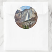Yosemite Herfsten Ronde Sticker (Tas)