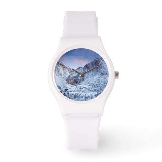 Yosemite Herfsten Sunrise Horloge (Voorkant)