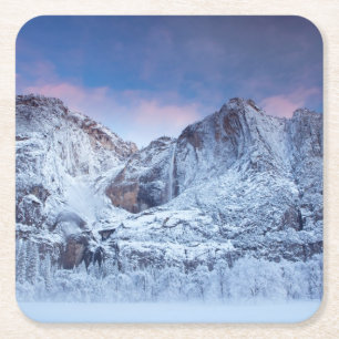Yosemite Herfsten Sunrise Kartonnen Onderzetters
