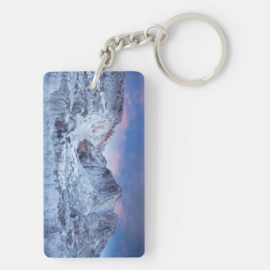 Yosemite Herfsten Sunrise Sleutelhanger (achterkant)