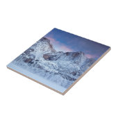 Yosemite Herfsten Sunrise Tegeltje (Zijkant)