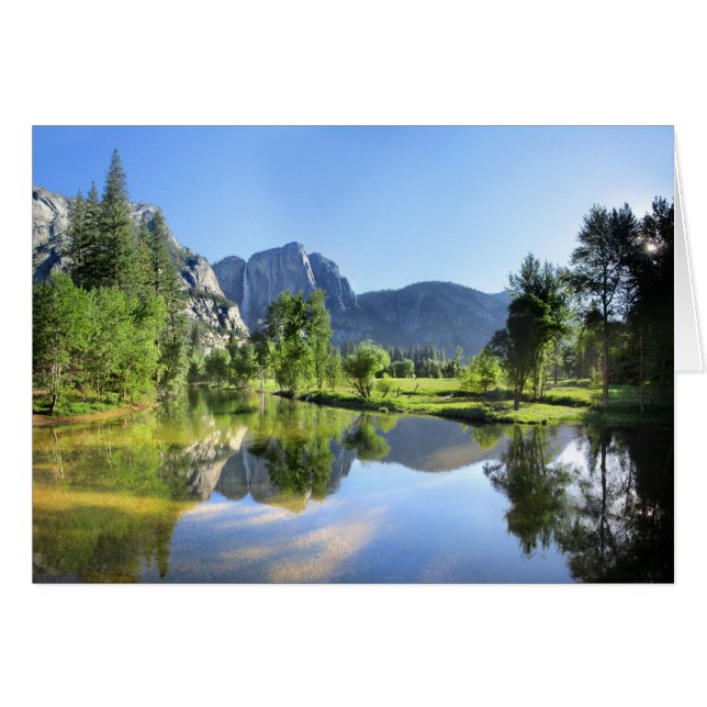 Yosemite-Herfsten uit de Merced-rivier - Yosemite- (Voorkant Horizontaal)