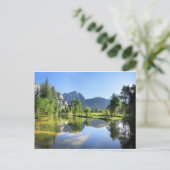 Yosemite-Herfsten uit de Merced-rivier - Yosemite- Briefkaart (Staand voorkant)