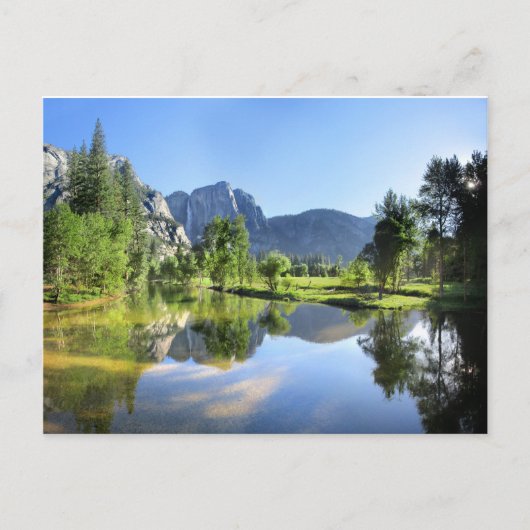 Yosemite-Herfsten uit de Merced-rivier - Yosemite- Briefkaart (Voorkant)