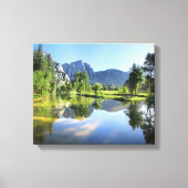 Yosemite-Herfsten uit de Merced-rivier - Yosemite- Canvas Afdruk (Voorkant)