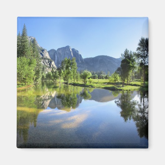 Yosemite-Herfsten uit de Merced-rivier - Yosemite- Magneet (Voorkant)