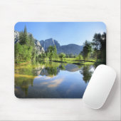 Yosemite-Herfsten uit de Merced-rivier - Yosemite- Muismat (Met muis)