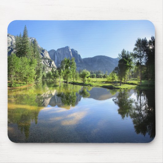 Yosemite-Herfsten uit de Merced-rivier - Yosemite- Muismat (Voorkant)