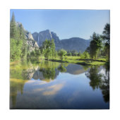 Yosemite-Herfsten uit de Merced-rivier - Yosemite- Tegeltje (Voorkant)