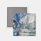 Yosemite-Herfsten uit Glacier Point, CA Magneet (Voorkant / Achterkant)