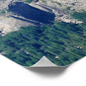 Yosemite-Herfsten uit Glacier Point, CA Poster (Hoek)